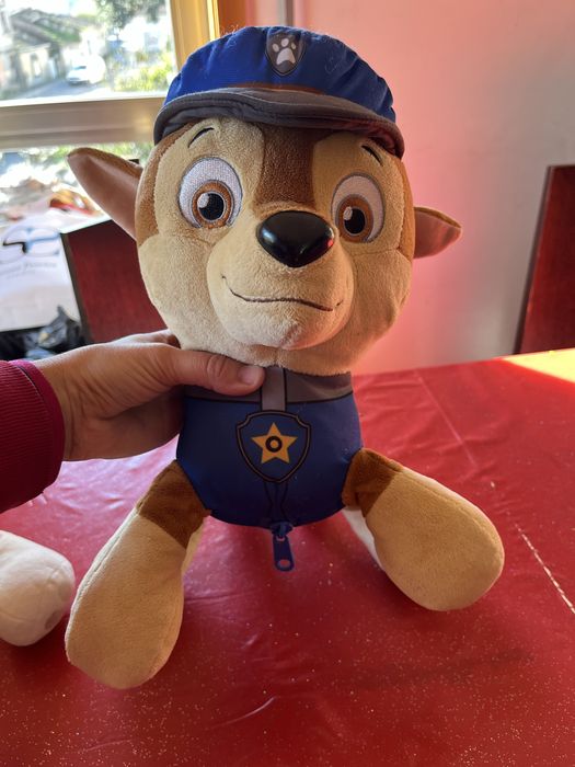 Rubble e Marshal Patrulha Pata Peluches Mochila Grandes Paw Patrol