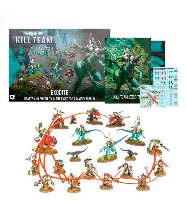Warhammer kill team exodite aeldari + kodeks