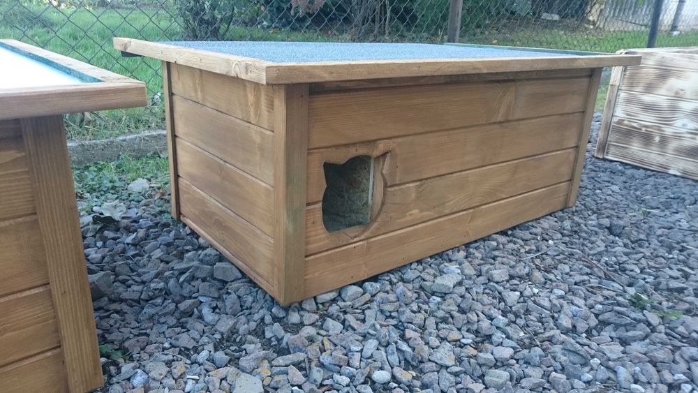 OCIEPLENIE 3 CM Domek Buda dla Kota Psa z Przedsionkiem