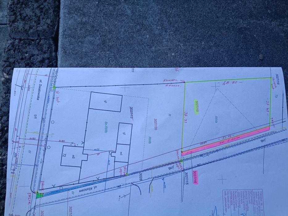 Sprzedam działkę budowlaną Ryki ul.Klonowa boczna ul.Swatowskiej 0,16h