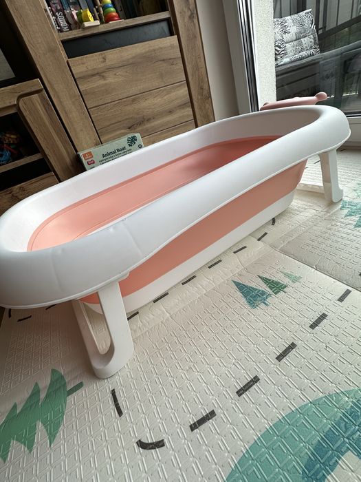 Skladana wanienka niemowlęca z wkladką