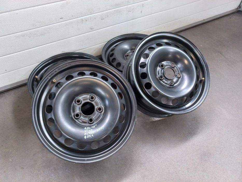 Felgi stalowe 15" 5x100 do Audi A3, VW Polo, Seat Ibiza