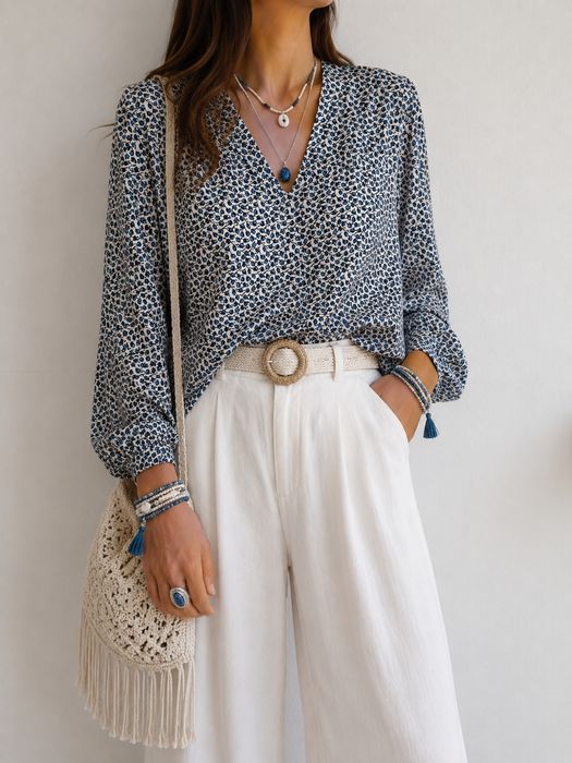 Blusa Estampada Yessica (C&A) – Tamanho 38 - Nova com Etiqueta!