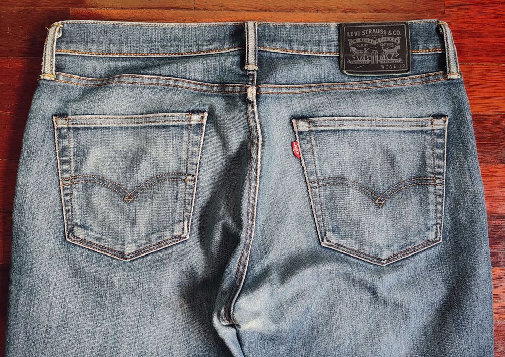 Calças Levis x Nike 36 x 32 Denim Jeans Stretch Skate