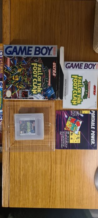 Gameboy classic CIB TMNT jogo Fall of the foot clan
