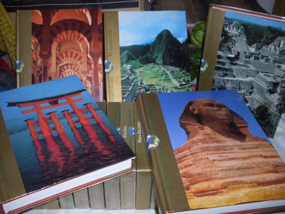 Coleção Patrimonio da Humanidade Ediclube livros / VHS NOVOS