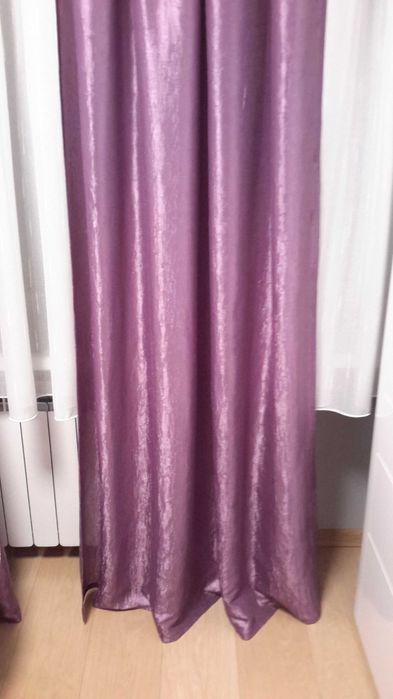 Zasłony kolor fioletowy