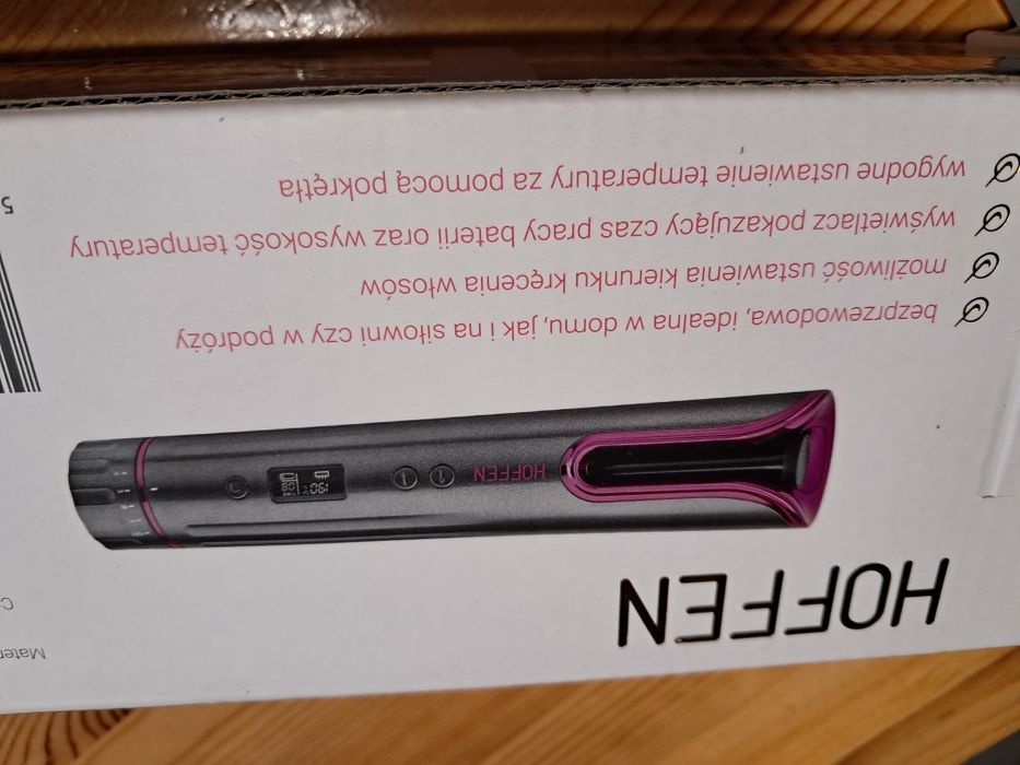 Bezprzewoduwa lokówka do włosów