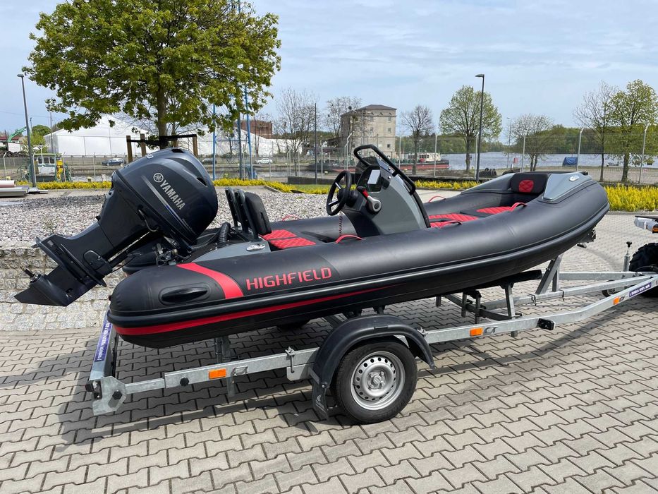 RIB łódź motorowa Highfield Sport 390 + Yamaha F40FETL - DEMO