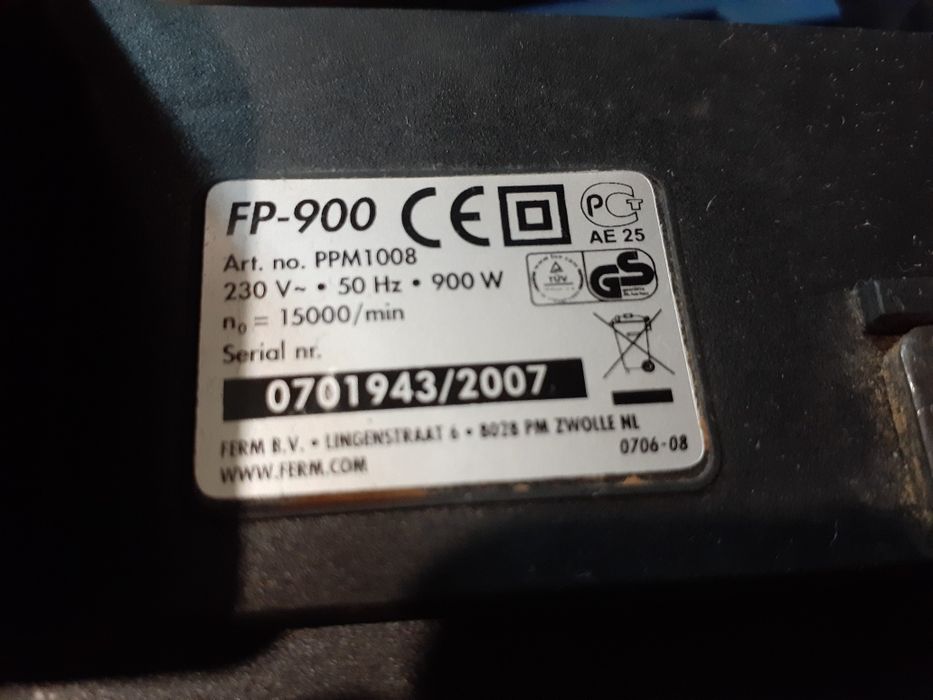 Электрорубанок FERM-FP 900вт.