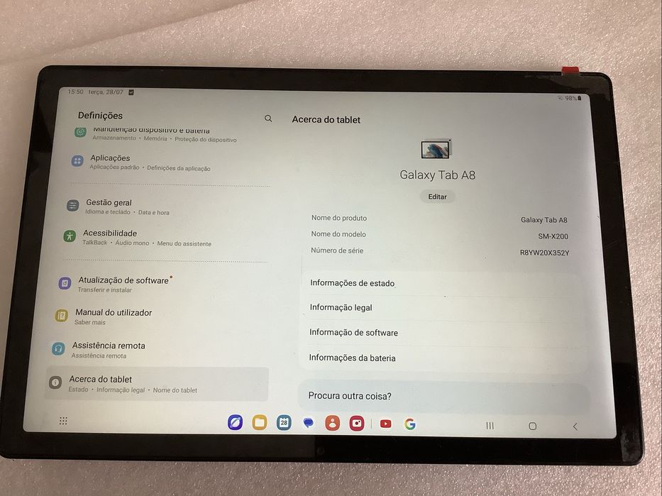 Tablet Samsung Galaxy Tab A8