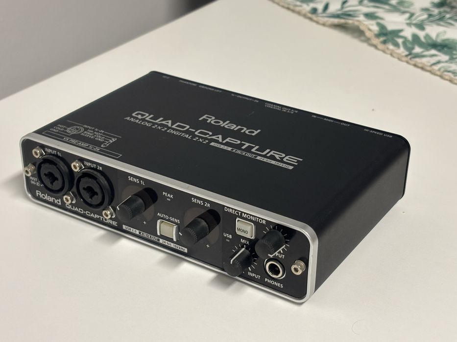 Roland quad capture - Interface gravacao audio