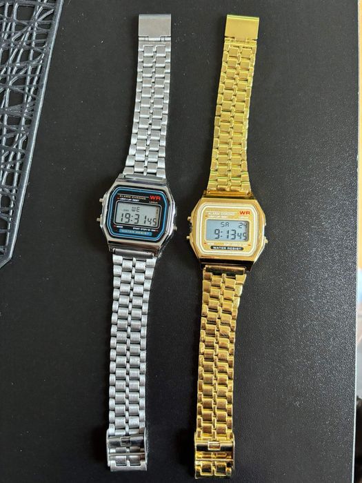 Zegarek Retro nowy srebrny