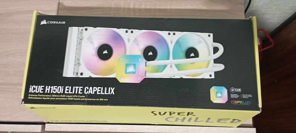 Система водяного охлаждения Corsair iCUE H150i Elite Capellix XT White