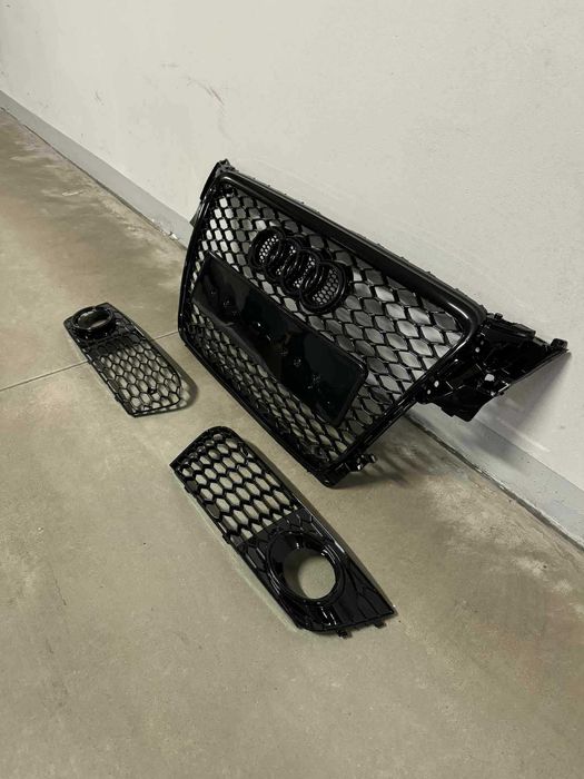 Grill,atrapa PLASTER MIODU Audi A4 B8 przedlift