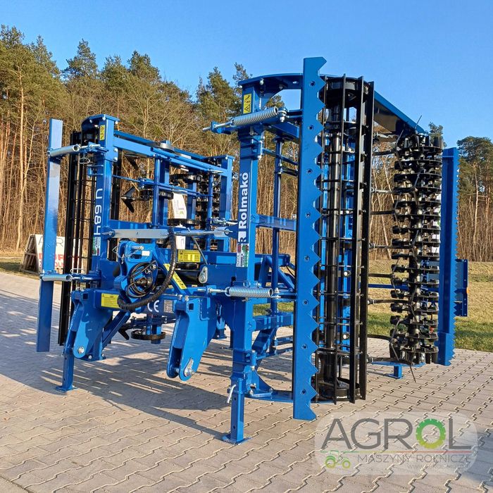 Kompaktowy agregat uprawowy U684 Rolmako 4,0m hydrauliczny ząb SX
