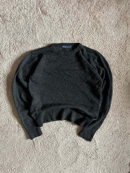 Damski sweter Polo ralph lauren lambwool wełniany vintage