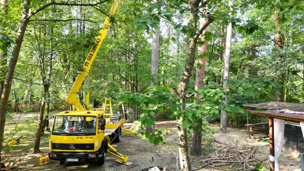 Podnośnik koszowy 22m zwyżka