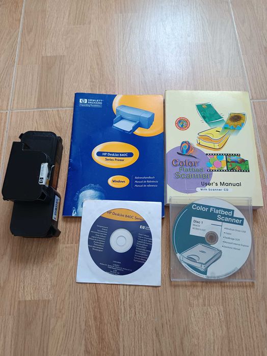 Scanner, impressora e joystick