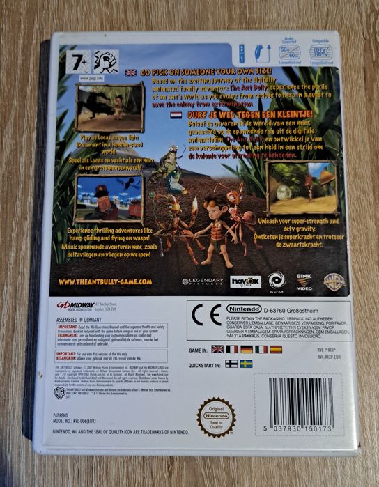 The Ant Bully Nintendo Wii AntBully Komplet 3xA