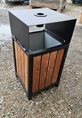 Kosz na śmieci z popielnicą producent atest różne rozmiary i kolory