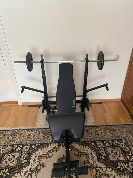 Лава для жиму SAP + бруси + парта Скотта | тренажер для дому 5в1 лавка