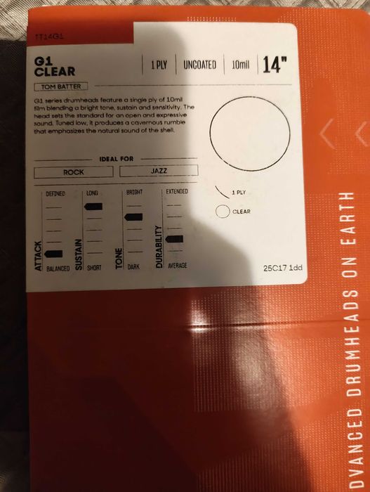 Evans G1 Clear 14''494110816632186880