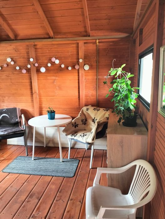 Domek drewniany letniskowy do przeniesienia