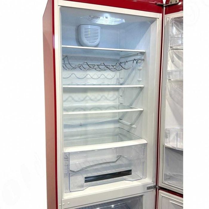 Холодильник SMEG / СМЕГ FAB32RRN1, ретро, 2-кам. червоний