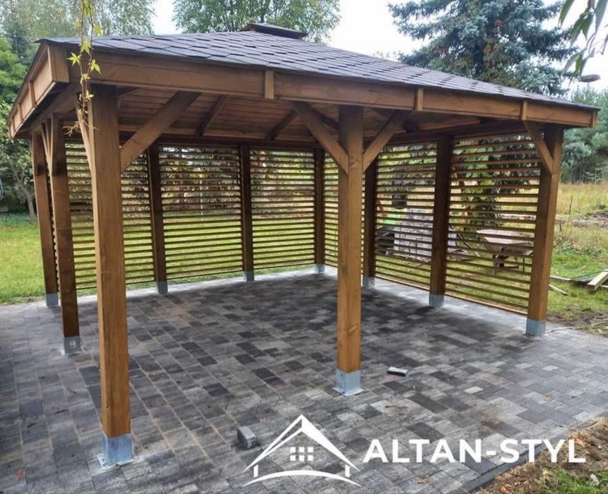 Altany, altanki, wiaty, altana ogrodowa EWELINA 3x3m PRODUCENT