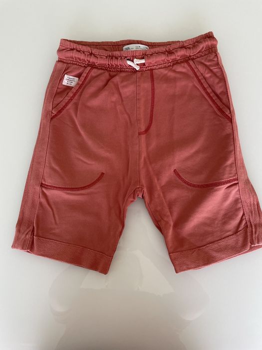 Calções fato de treino rapaz 10 anos laranja Zara Kids