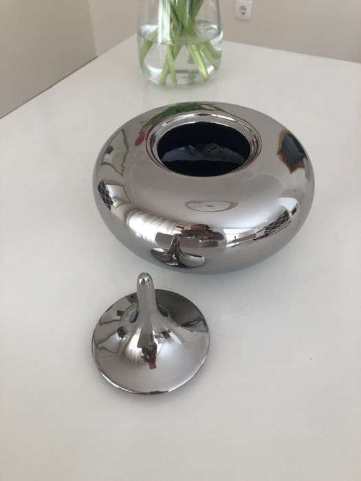 Decoração marroquina: taça prateada