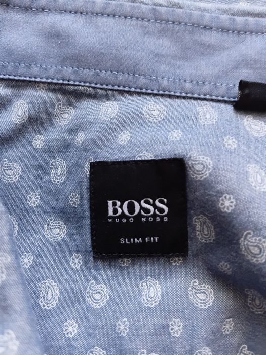 Hugo Boss Slim Fit сорочка L оригінал | Майже ідеальний стан
