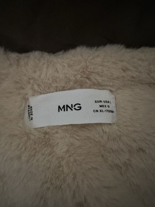 Nowa kurtka taliowana z paskiem Mango L khaki