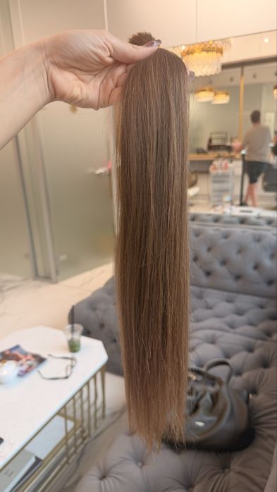 Włosy dziewicze ciemny blond