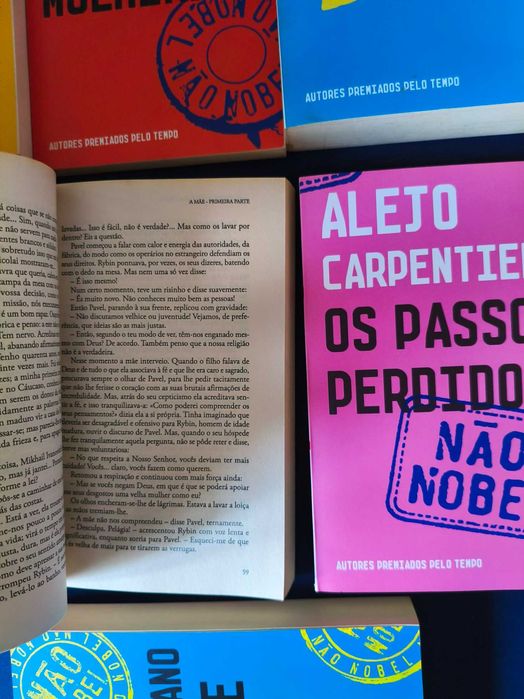 Lote 7 Livros Coleção Não Nobel - Ótimo Estado (Jornal Público)