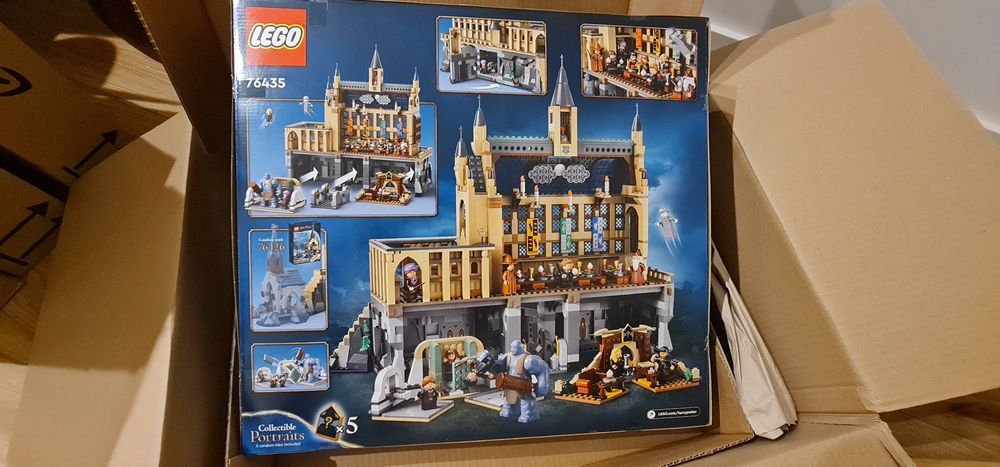 LEGO Harry Potter 76435 — O Grande Salão de Hogwarts, NOVO, Selado