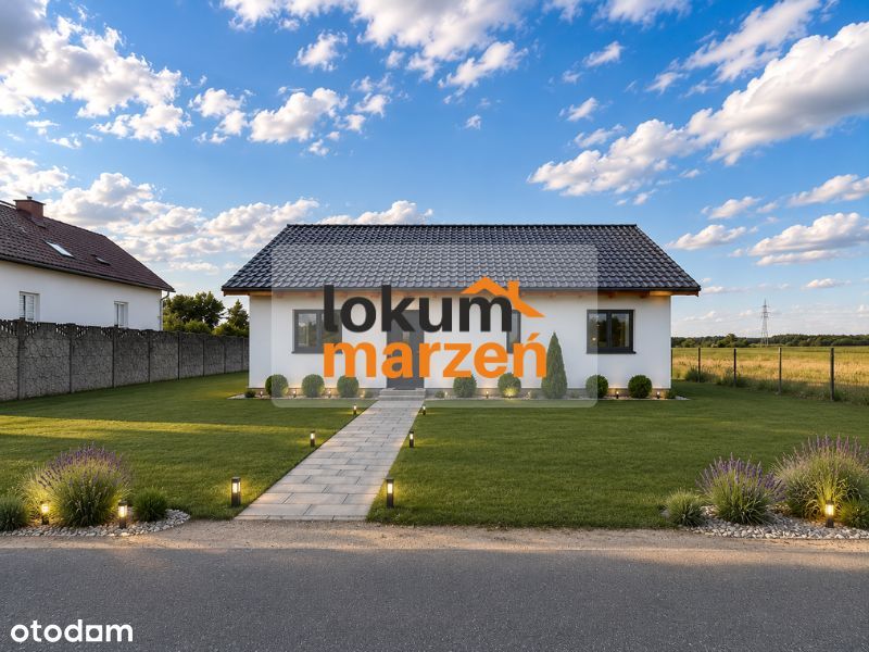 Nowy dom 120 m² | Stan surowy zamknięty | Orzeszków