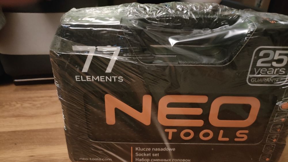 Klucze nasadowe neo tools 77 elementów zestw 08-915