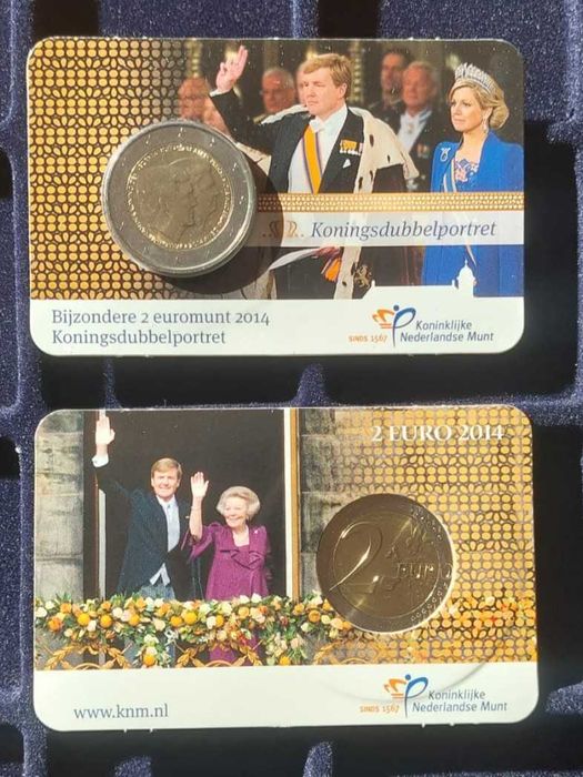 Países Baixos - Moeda 2 € - 2014 Ascensão do Rei Willem-Alexander