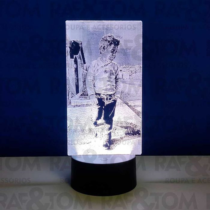 Candeeiro LED personalizado