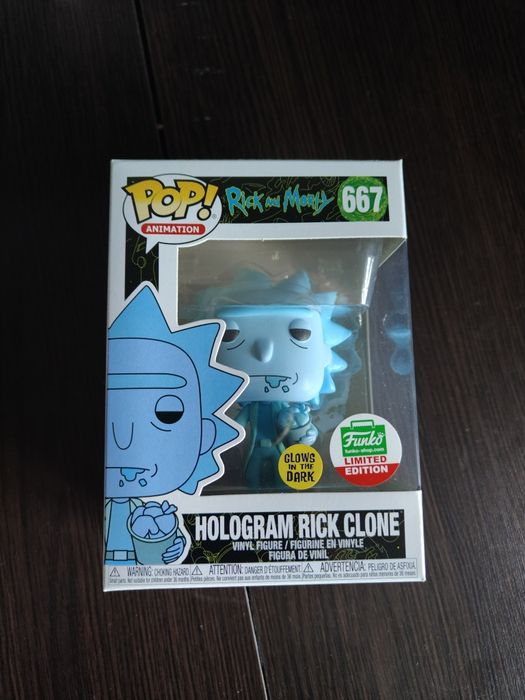 Figurka Funko pop Hologram Rick clone Rick and Morty