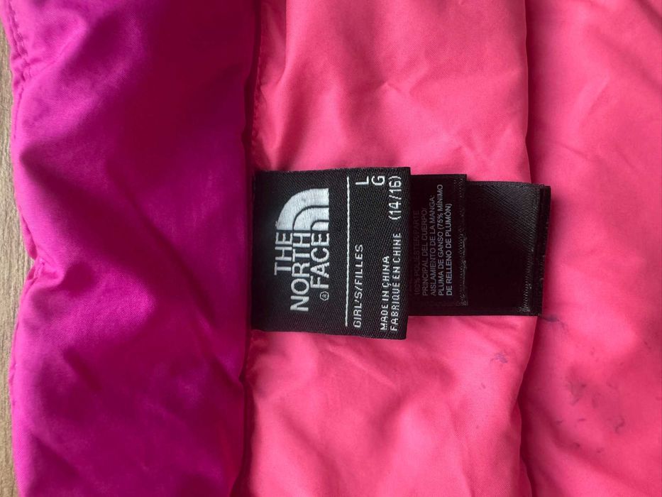 puchowa kurtka the north face xs ocieplana down