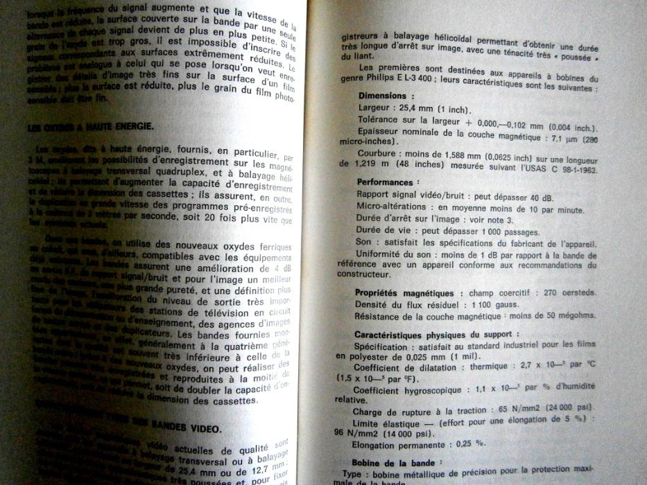 Enregistrement et Reproduction des images video