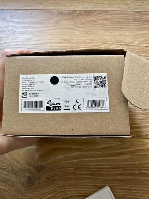 Fibaro Walli Dimmer - inteligentny ściemniacz światła
