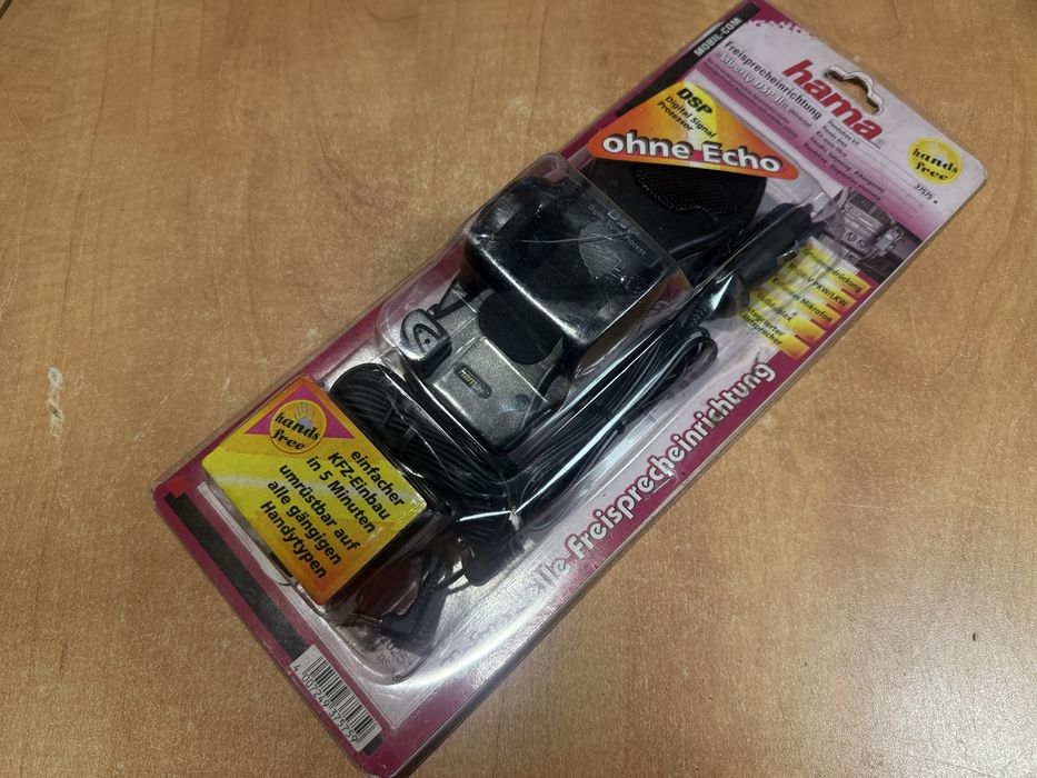 Zestaw głośnomówiący z lat 90 Nokia uniwersalny unikat youngtimer