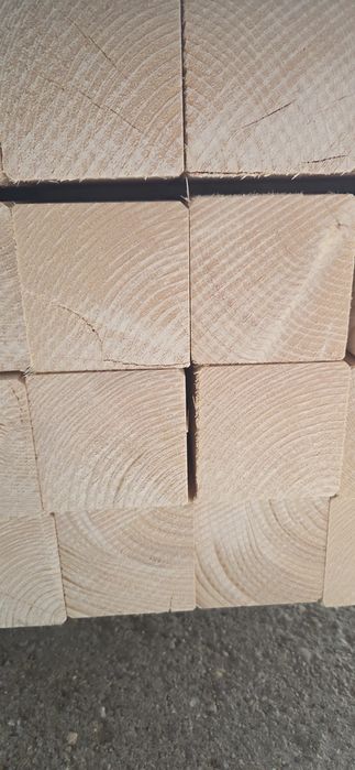 Kantówka świerkowa 80 x 80 mm słup legar krawędziak