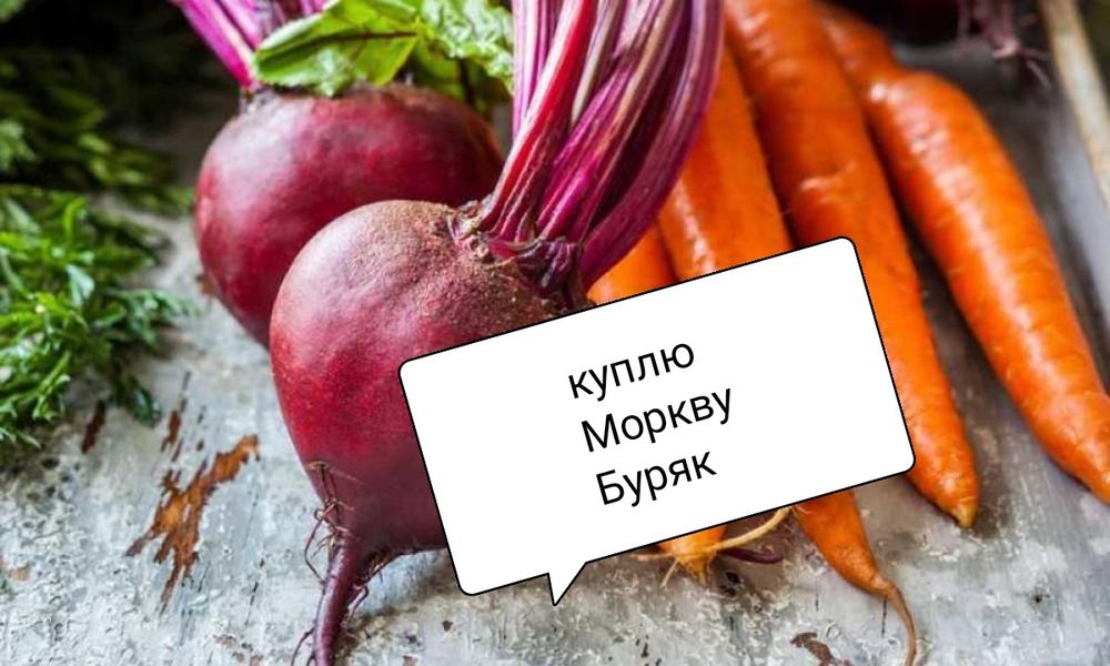 Моркву та Буряк з поля