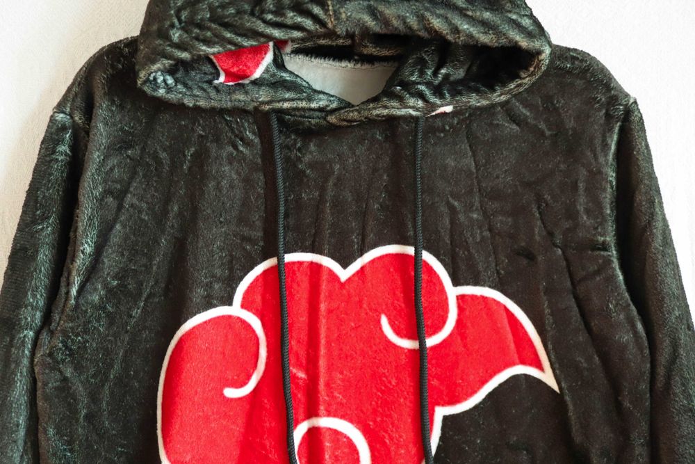 Піжама дуже тепла аніме Наруто Naruto худі штани Акатцукі Учіха зимова