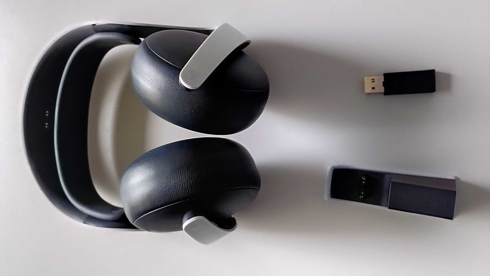 Sony headset sem fios Pulse Elite branco como novo com fatura.